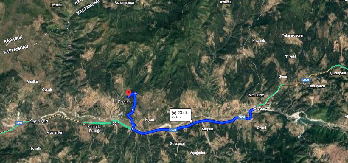 KASTAMONU ARAÇ DERETEPEDE 3.004 M² TARLA SATILIK. - KASTAMONU ARAÇ fotoğraf 4